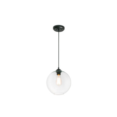64128 Faro CLARA TRANSPARENT PENDANT LAMP 1 X E27 100W