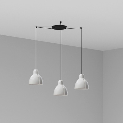 64255-111-3L Faro VENICE PENDANT WHITE ?160 1x E27 3L