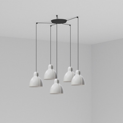64255-111-5L Faro VENICE PENDANT WHITE ?160 1x E27 5L