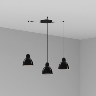 64255-112-3L Faro VENICE PENDANT BLACK ?160 1x E27 3L