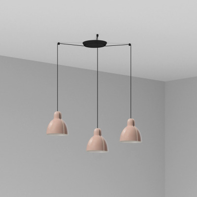 64255-113-3L Faro VENICE PENDANT PINK ?160 1x E27 3L