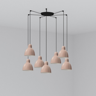 64255-113-7L Faro VENICE PENDANT PINK ?160 1x E27 7L