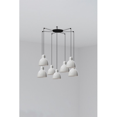 64255-124-7L Faro VENICE WHITE PENDANT ?200 1x E27 7L