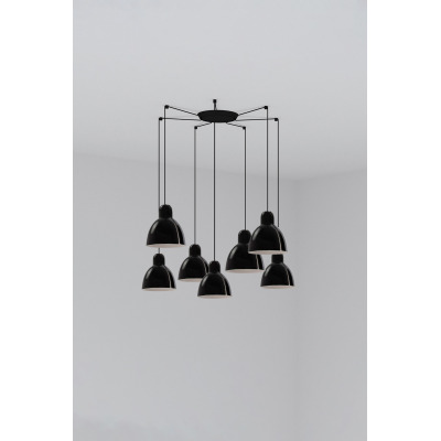 64255-125-7L Faro VENICE BLACK PENDANT ?200 1x E27 7L