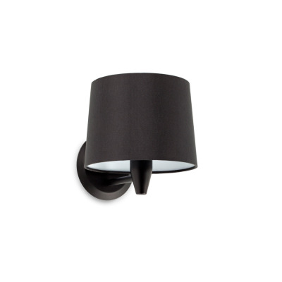 64307-03 Faro CONGA BLACK WALL LAMP E27 BLACK LAMPSHADE ?215*160