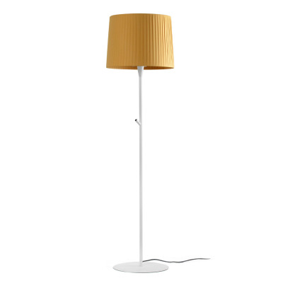64312-42 Faro SAMBA WHITE FLOOR LAMP YELLOW RIBBONED LAMPSHADE ?