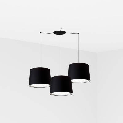 64314-56-3L Faro CONGA BLACK PENDANT LAMP ?500*350*?450 BLACK LAMPS