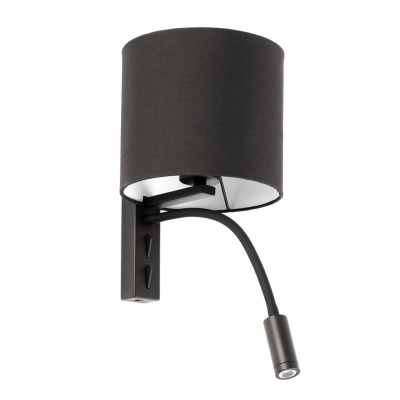 64323 Faro STRIP W/L BLACK E27 READER 3W 3000K