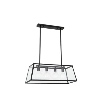 65081 Faro ROSE BLACK TELESCOPIC PENDANT LAMP 4 X E27 60W