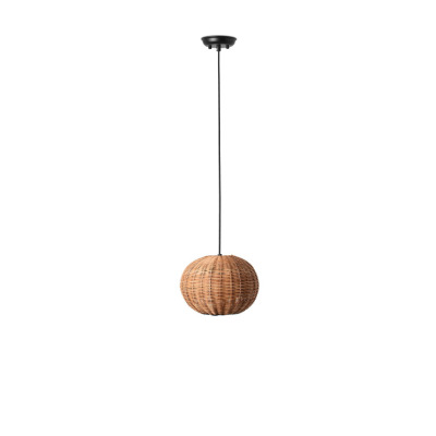 65134-73 Faro HAKA PENDANT BLACK P.RATTAN E27 ?250*190