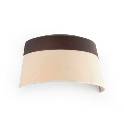 66191 Faro SAC Brown and beige wall lamp 2L