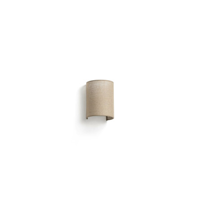 66400-102 Faro OTTON JUTE WALL LAMP 1xE27 VER. ROUND 200x150x120