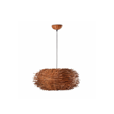 68153 Faro NIDO BROWN PENDANT LAMP1 X E27 60W