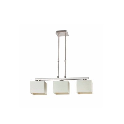68533 Faro THANA White pendant lamp telescopic