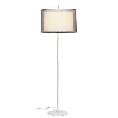68547 Faro SABA Matt nickel floor lamp