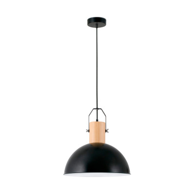 68561 Faro MARGOT BLACK PENDANT LAMP E27 40W