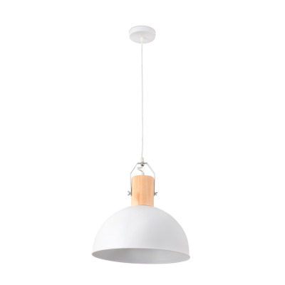 68564 Faro MARGOT WHITE PENDANT LAMP E27 40W