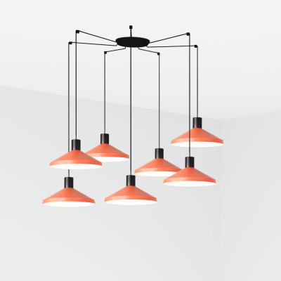 68597-7L Faro KOMBO TERRACOTTA PENDANT LAMP ?400 1X E27 7L