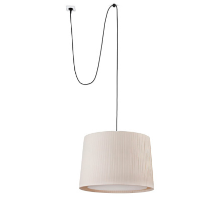 68604-44 Faro SAMBA PENDANT L. WITH PLUG E27 ?500*350*?450 BEIGE