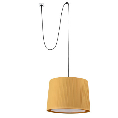 68604-45 Faro SAMBA PENDANT L. WITH PLUG E27 ?500*350*?450 YELLO