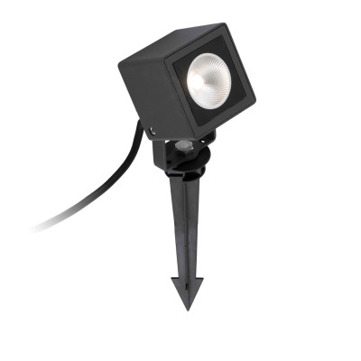 70151 Faro SOBEK BLACK PROJECTOR WITH SPIKE LED 7W 3000K