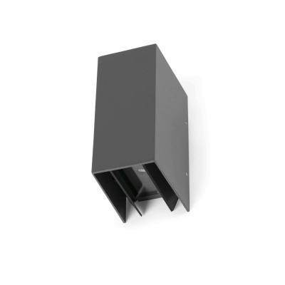 70634 Faro BLIND DARK GREY WALL LAMP LED 2X3W 3000K