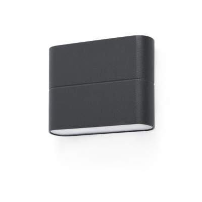 70645 Faro ADAY-1 LED DARK GREY WALL LAMP 2 LED 3W 3000K 450L