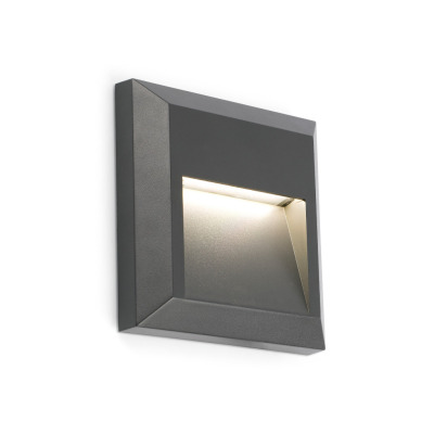 70655 Faro GRANT-C DARK GREY WALL LAMP LED 3000K