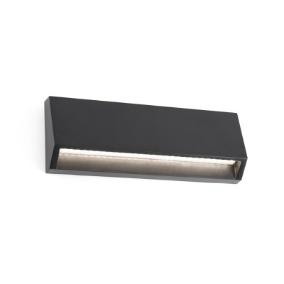 70659 Faro MUST-3 LED DARK GREY WALL LAMP SMD LED 5W 3000K CR