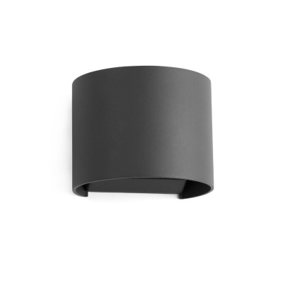 70687 Faro SUNSET DARK GREY WALL LAMP CREE LED 2x3W 3000K