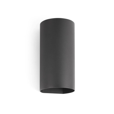 70828 Faro BRUC DARK GREY WALL LAMP LED 2x6w 3000K