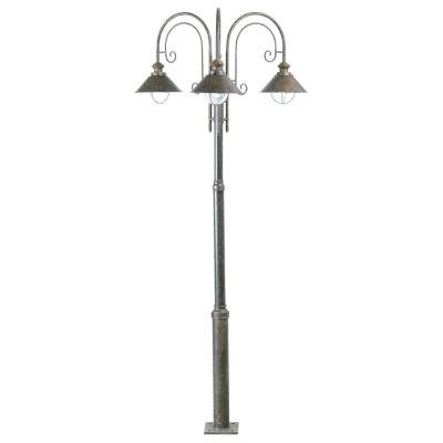 71118 Faro NAUTICA RUST POLE LAMP 3 X E27 11W