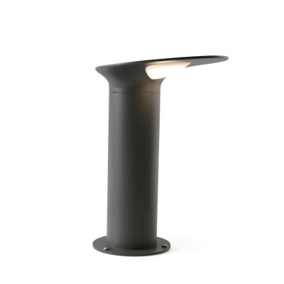 71224 Faro LOTUS DARK GREY POLE LAMP H350 18W 3000K