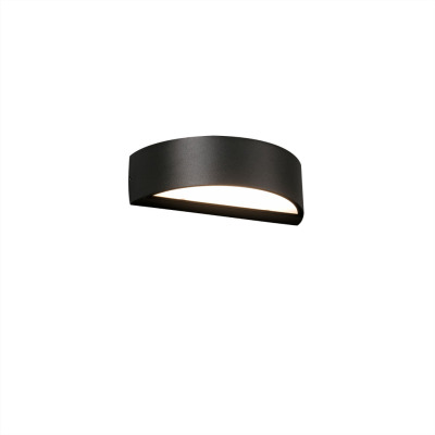 71276 Faro OVAL DARK GREY W/L LED 10W 3000K