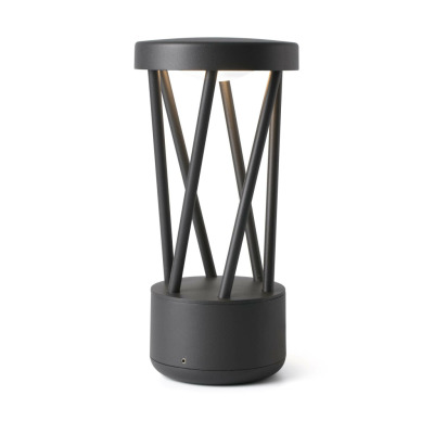 71286 Faro TWIST LED DARK GREY POST LAMP 10W 3000K
