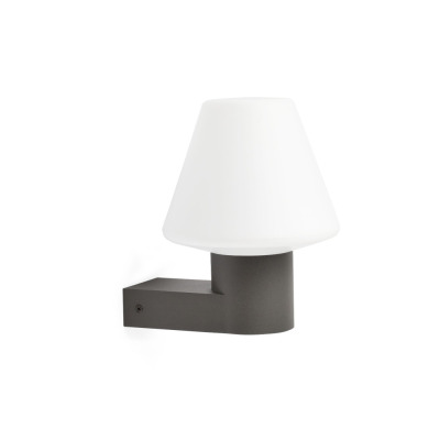 74432A-02 Faro MISTU DARK GREY WALL LAMP 1XE27 MAX 15W