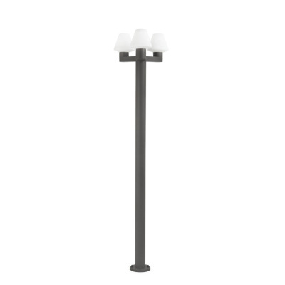 74436F3-02 Faro MISTU DARK GREY POLE L. 3XE27 MAX 15W